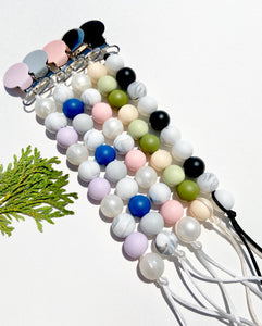 Soother Clip | Blake | Purple + Pearl