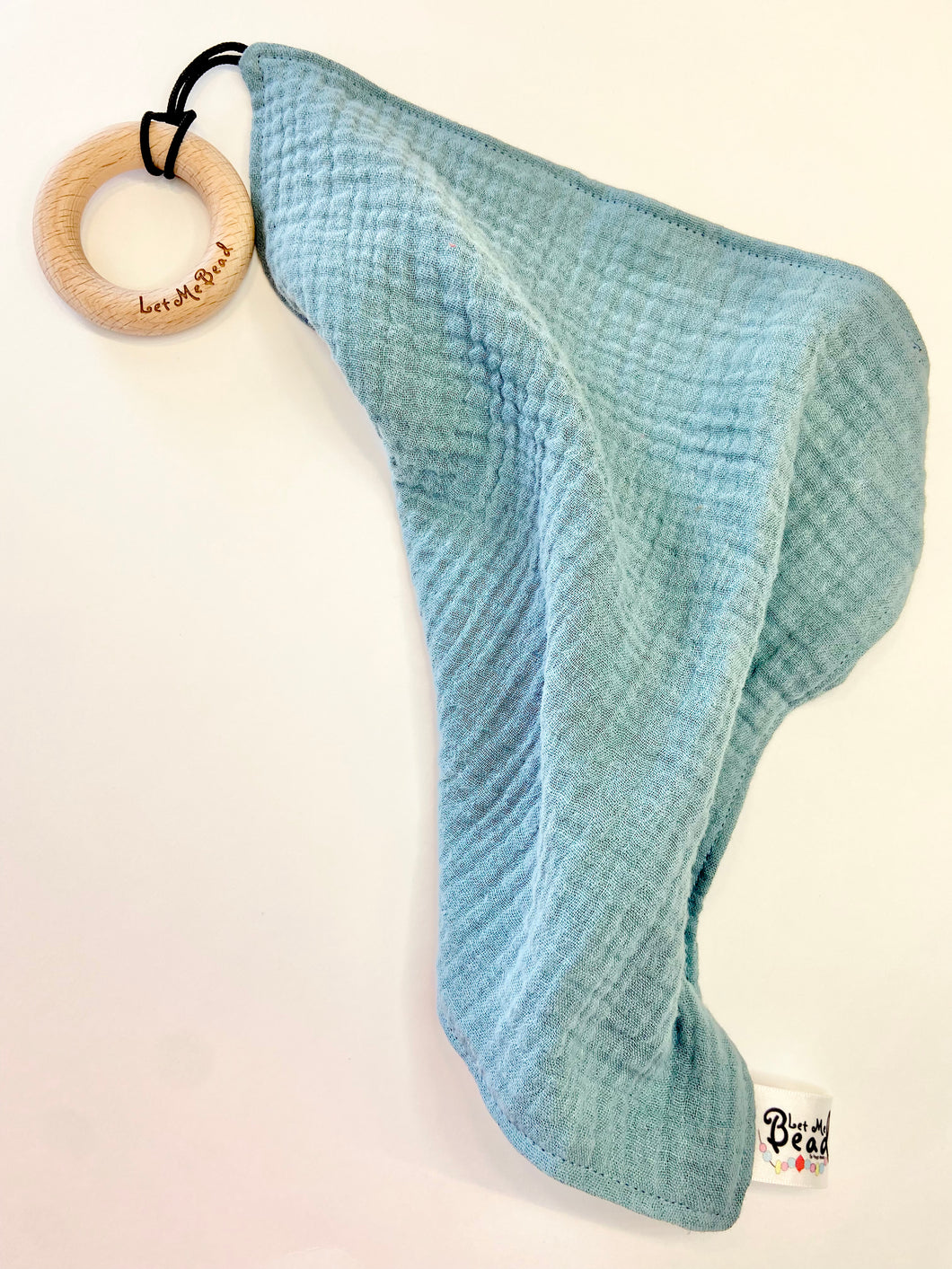 Teething/Paci Blanket | Dusty Blue
