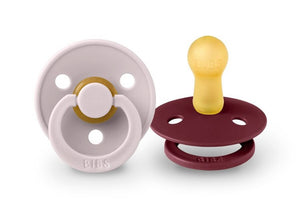BIBS Pacifier | Pink Plum / Elderberry | Size 1 (0-6 months)
