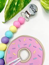 Load image into Gallery viewer, Pink Doughnut | Teething Clip
