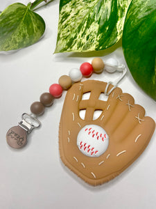 Baseball Glove | Teething Clip